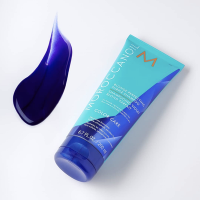 All about Moroccanoil’s very own purple toning shampoo